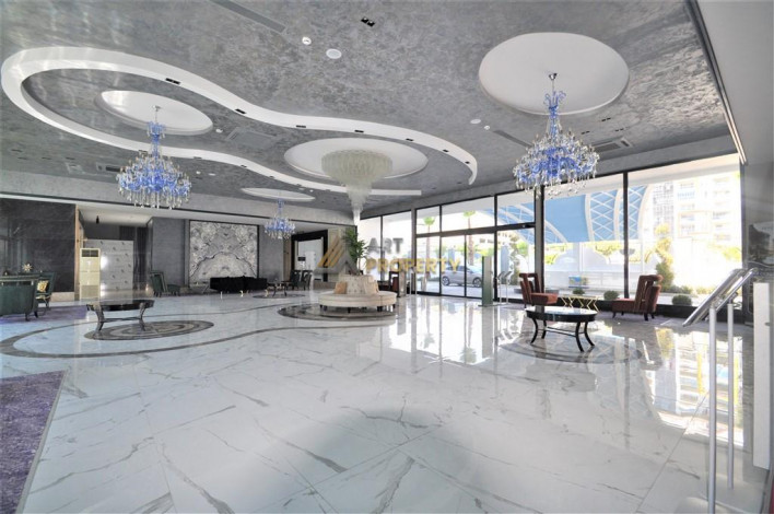 Квартира 1+1 с люкс мебелью в новом комплексе с развитой инфраструктурой отеля 5* в Махмутларе, 55 м2 - Ракурс 22