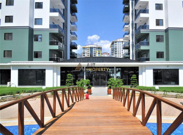 Квартира 1+1 с люкс мебелью в новом комплексе с развитой инфраструктурой отеля 5* в Махмутларе, 55 м2 - Ракурс 29