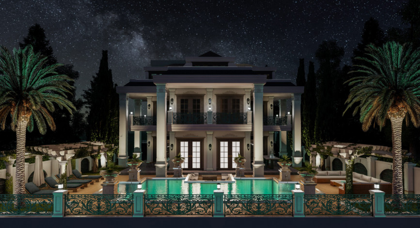 Гарантированное гражданство! Вилла 5+1 на этапе котлована в районе Каргыджак с возможностью рассрочки, 520 м2 - Ракурс 2