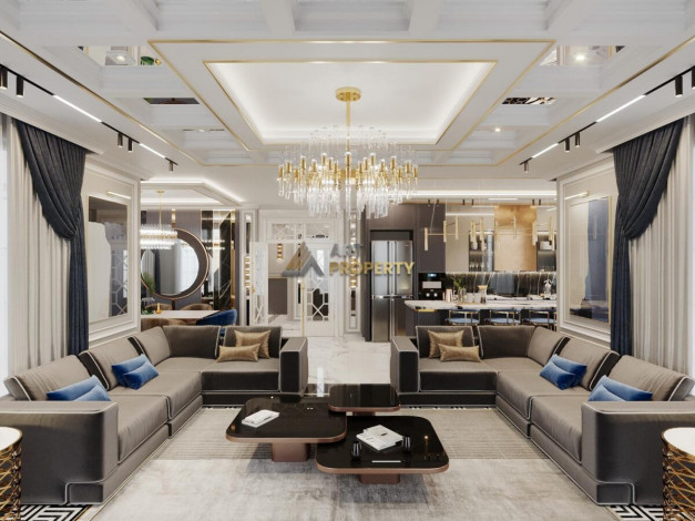 Гарантированное гражданство! Вилла 5+1 на этапе котлована в районе Каргыджак с возможностью рассрочки, 520 м2 - Ракурс 11