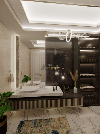 Гарантированное гражданство! Вилла 5+1 на этапе котлована в районе Каргыджак с возможностью рассрочки, 520 м2 - Ракурс 22