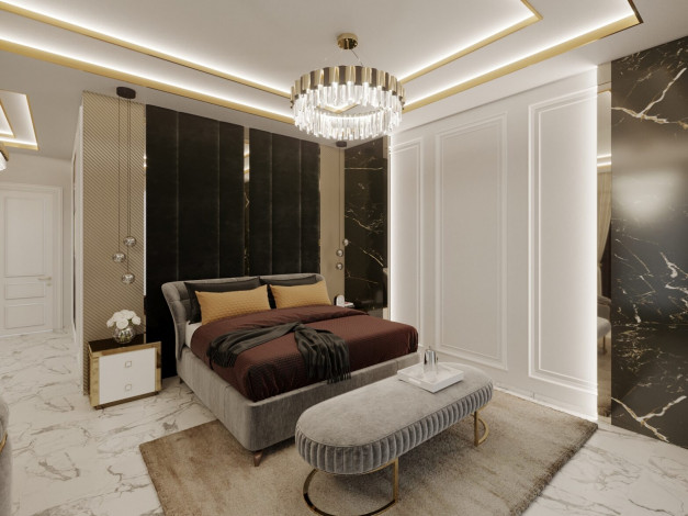 Гарантированное гражданство! Вилла 5+1 на этапе котлована в районе Каргыджак с возможностью рассрочки, 520 м2 - Ракурс 25