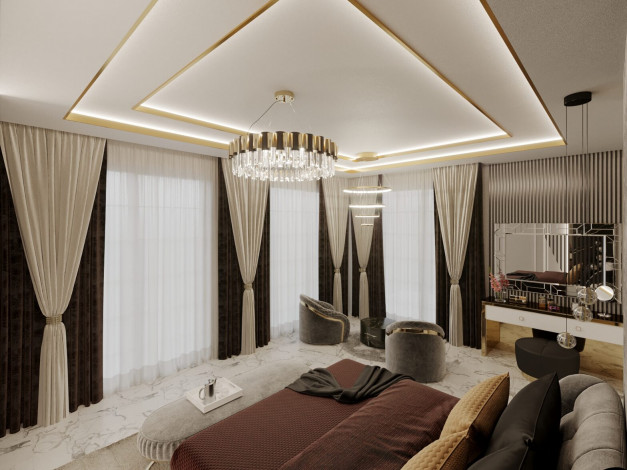 Гарантированное гражданство! Вилла 5+1 на этапе котлована в районе Каргыджак с возможностью рассрочки, 520 м2 - Ракурс 26