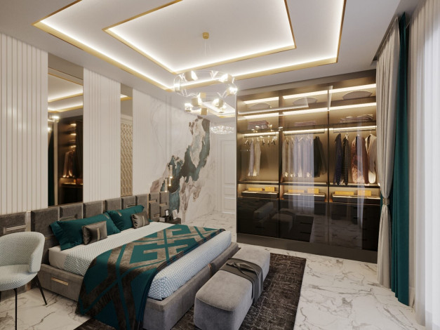 Гарантированное гражданство! Вилла 5+1 на этапе котлована в районе Каргыджак с возможностью рассрочки, 520 м2 - Ракурс 28