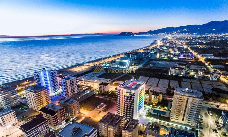 Квартира 1+1 с мебелью в комплексе на первой линии моря в Махмутларе, 66 м2 - Ракурс 28