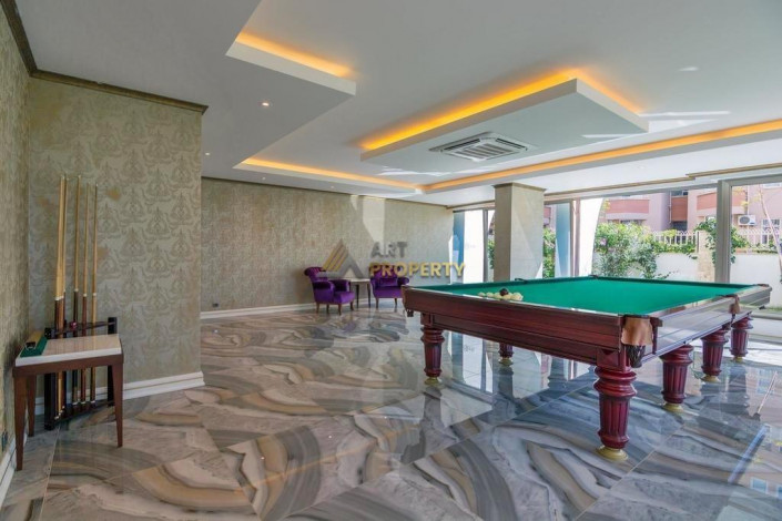 Квартира 1+1 с мебелью в комплексе на первой линии моря в Махмутларе, 66 м2 - Ракурс 29