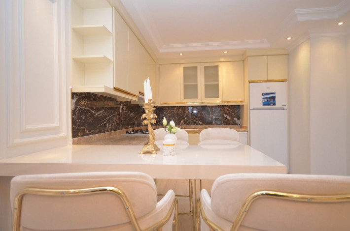 Квартира 2+1 с ремонтом и новой мебелью в Махмутларе, 100 м2 - Ракурс 12