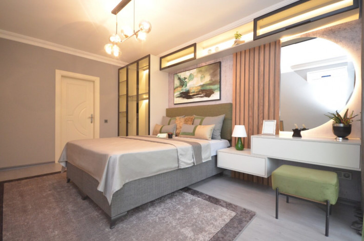 Квартира 2+1 с ремонтом и новой мебелью в Махмутларе, 100 м2 - Ракурс 18