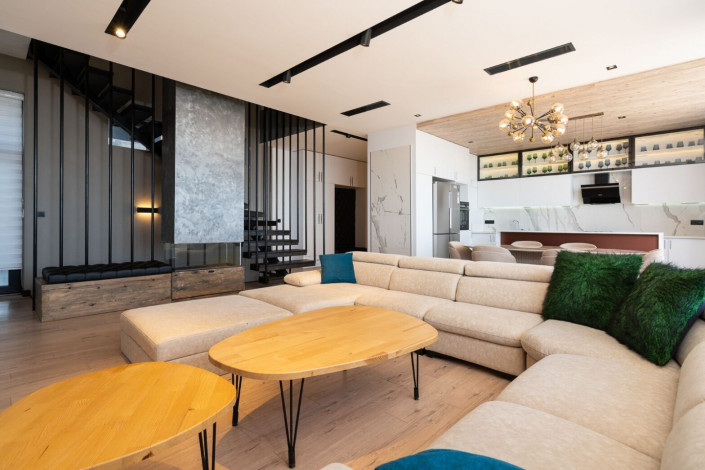 Вилла 6+1 в Авсалларе рядом с песчаным пляжем, 375 м2 - Ракурс 11