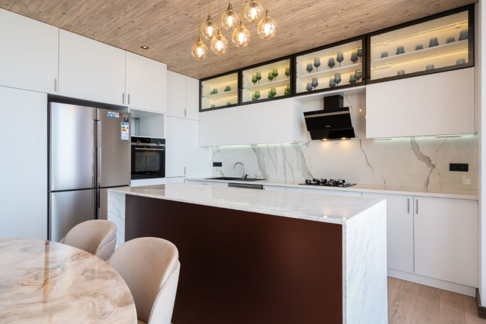 Вилла 6+1 в Авсалларе рядом с песчаным пляжем, 375 м2 - Ракурс 16