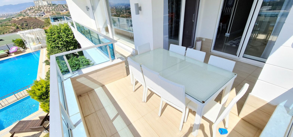 Вилла 3+1 в комплексе с инфраструктурой в районе Каргыджак, 280 м2 - Ракурс 12