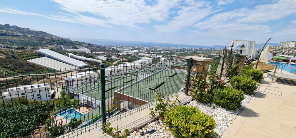 Вилла 3+1 в комплексе с инфраструктурой в районе Каргыджак, 280 м2 - Ракурс 40