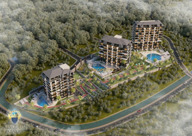 Новый проект на этапе строительства с видовыми квартирами в Авсалларе! - Ракурс 12