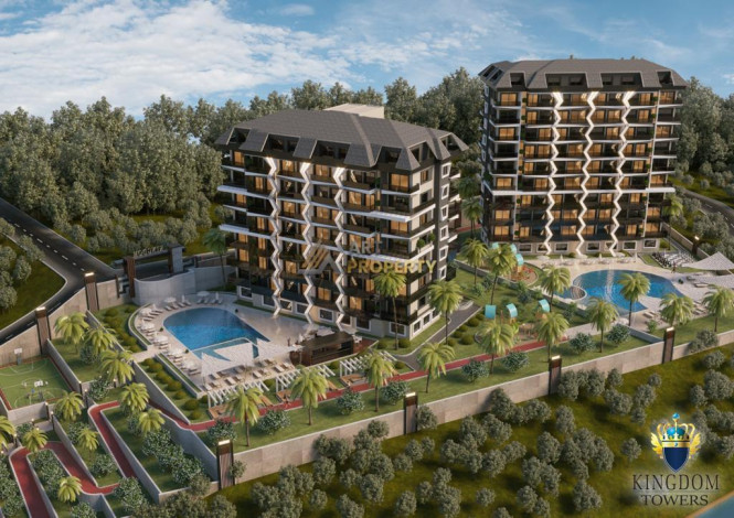 Новый проект на этапе строительства с видовыми квартирами в Авсалларе! - Ракурс 19