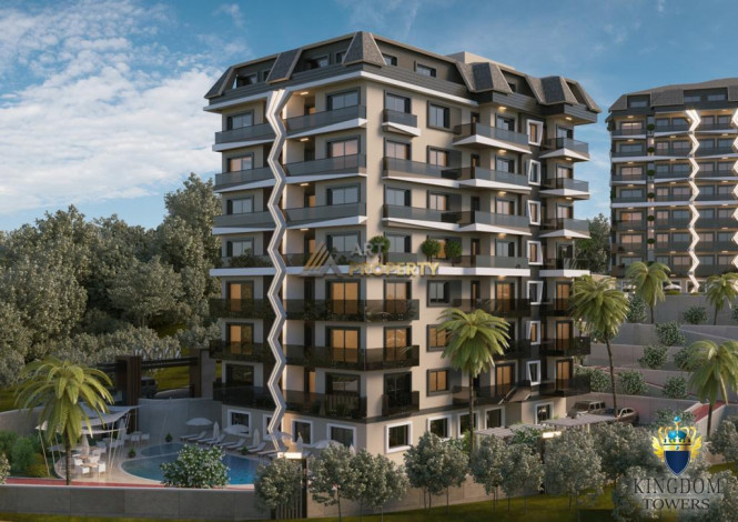 Новый проект на этапе строительства с видовыми квартирами в Авсалларе! - Ракурс 22