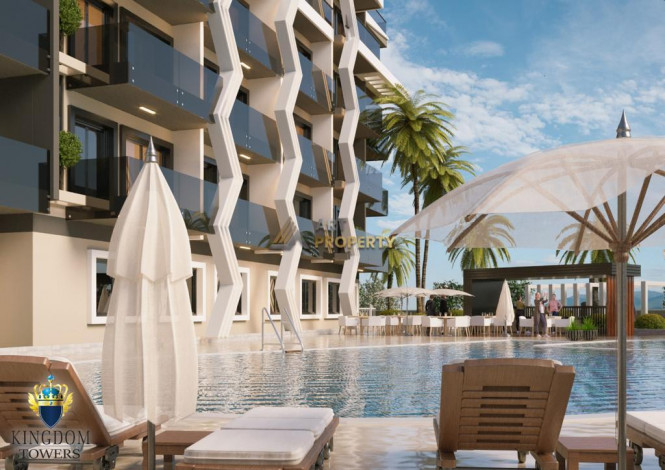 Новый проект на этапе строительства с видовыми квартирами в Авсалларе! - Ракурс 26