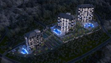 Новый проект на этапе строительства с видовыми квартирами в Авсалларе! - Ракурс 31