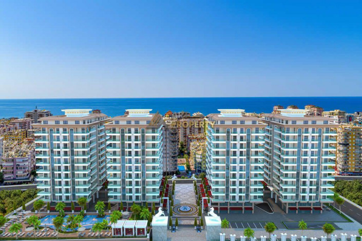 Три квартиры 1+1 в самом грандиозном комплексе Махмутлара, 81 м2 - Ракурс 2