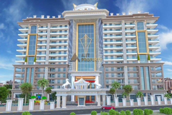 Три квартиры 1+1 в самом грандиозном комплексе Махмутлара, 81 м2 - Ракурс 3