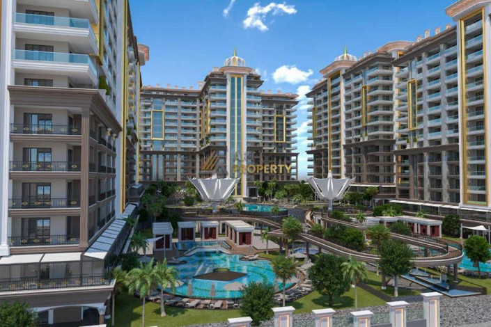 Три квартиры 1+1 в самом грандиозном комплексе Махмутлара, 81 м2 - Ракурс 17