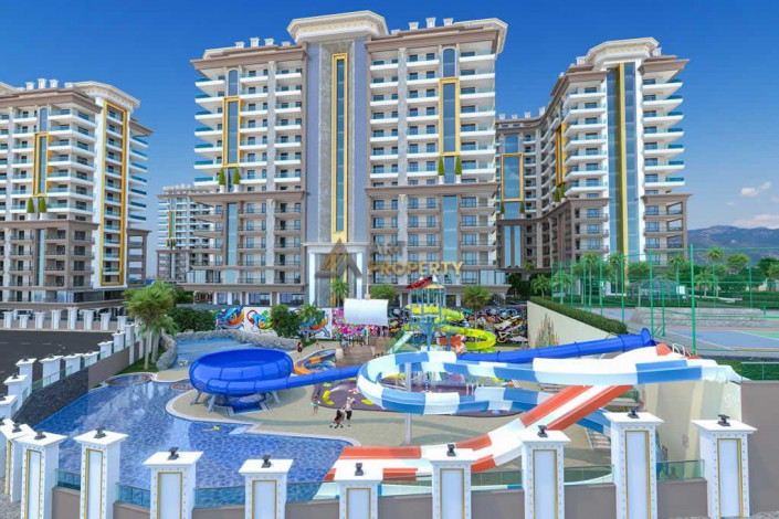 Три квартиры 1+1 в самом грандиозном комплексе Махмутлара, 81 м2 - Ракурс 23