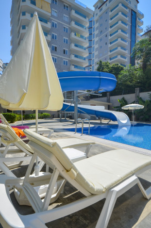 Квартира 1+1 в комплексе с инфраструктурой в начале Махмутлара, 75 м2 - Ракурс 10