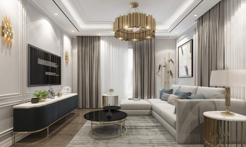 Проект в Авсалларе на этапе строительства с планировками 2+1, 97 м2 - Ракурс 19