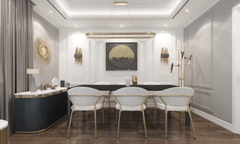 Проект в Авсалларе на этапе строительства с планировками 2+1, 97 м2 - Ракурс 35