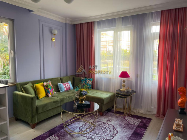 Меблированная двухкомнатная квартира с большим балконом в районе Оба, 65 м2 - Ракурс 14