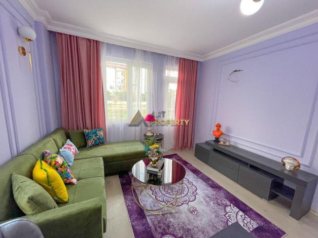 Меблированная двухкомнатная квартира с большим балконом в районе Оба, 65 м2 - Ракурс 15