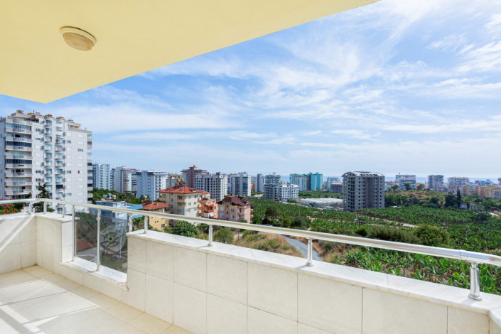 Просторная меблированная квартира 2+1 с видом на море и горы  в районе Махмутлар, 100 м2 - Ракурс 6