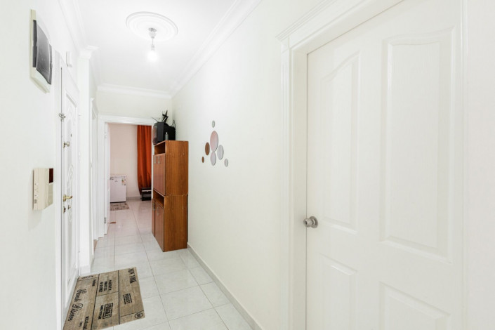 Просторная меблированная квартира 2+1 с видом на море и горы  в районе Махмутлар, 100 м2 - Ракурс 16