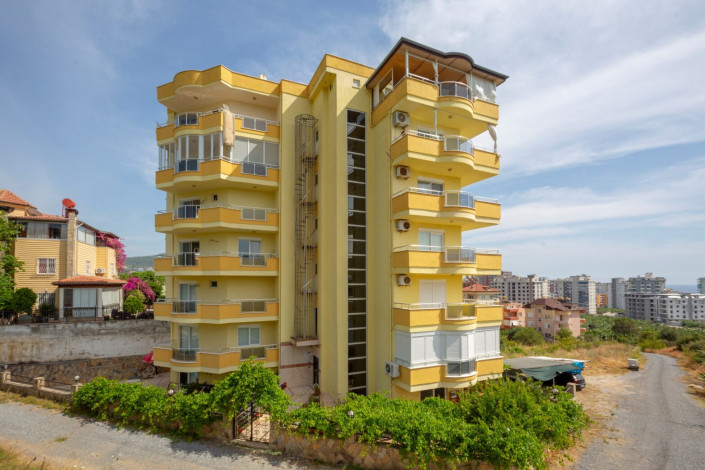 Просторная меблированная квартира 2+1 с видом на море и горы  в районе Махмутлар, 100 м2 - Ракурс 17