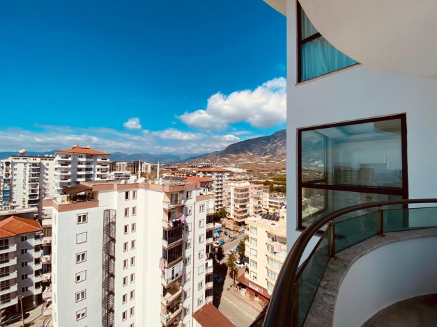 Двухкомнатная квартира с Махмутлар с видом на море и горы, 68 м2 - Ракурс 8