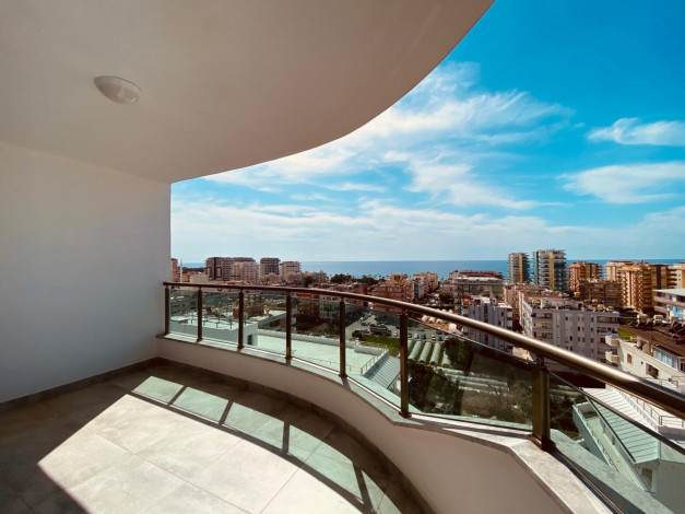 Двухкомнатная квартира с Махмутлар с видом на море и горы, 68 м2 - Ракурс 9