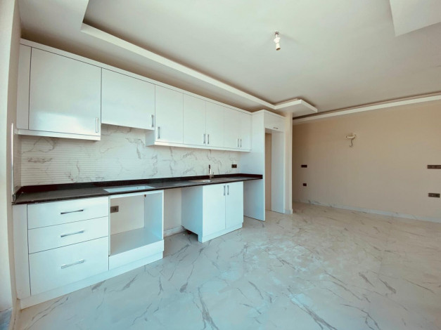 Двухкомнатная квартира с Махмутлар с видом на море и горы, 68 м2 - Ракурс 12