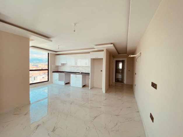 Двухкомнатная квартира с Махмутлар с видом на море и горы, 68 м2 - Ракурс 13