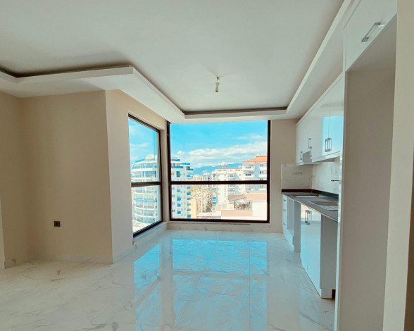 Двухкомнатная квартира с Махмутлар с видом на море и горы, 68 м2 - Ракурс 23