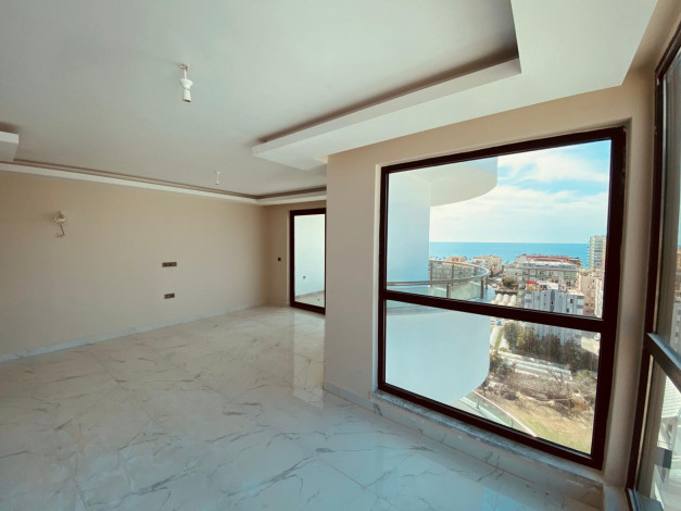 Двухкомнатная квартира с Махмутлар с видом на море и горы, 68 м2 - Ракурс 26