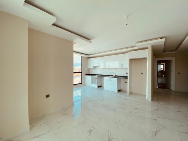 Двухкомнатная квартира с Махмутлар с видом на море и горы, 68 м2 - Ракурс 27