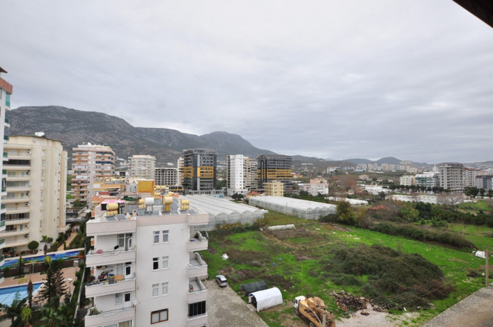 Меблированный пятикомнатный дуплекс с боковым видом на море и горы в районе Махмутлар, 280м - Ракурс 6