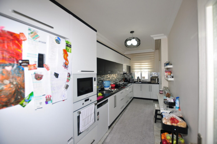 Меблированный пятикомнатный дуплекс с боковым видом на море и горы в районе Махмутлар, 280м - Ракурс 9