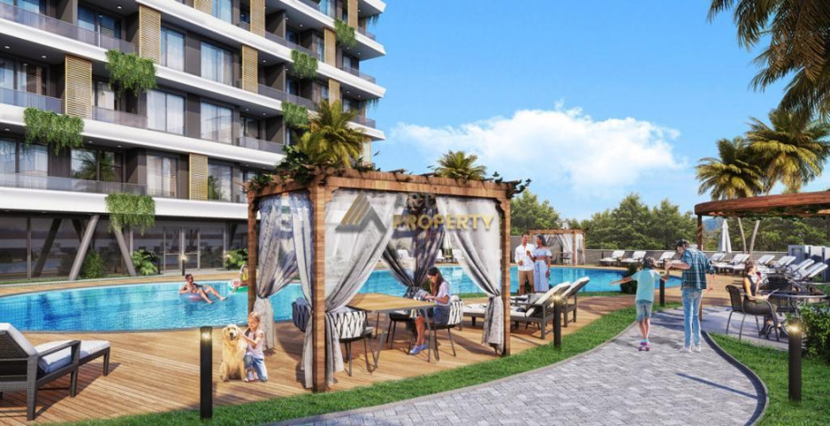 Скоро стартует строительство интересного комплекса с богатой инфраструктурой в районе Демирташ, 45-171 м2 - Ракурс 3