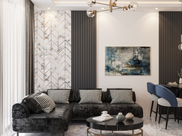 Скоро стартует строительство интересного комплекса с богатой инфраструктурой в районе Демирташ, 45-171 м2 - Ракурс 15