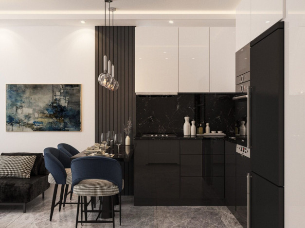 Скоро стартует строительство интересного комплекса с богатой инфраструктурой в районе Демирташ, 45-171 м2 - Ракурс 16