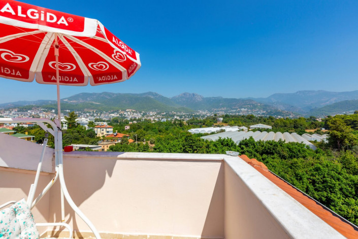 Две меблированные квартиры 2+1 с шикарным видом на Торосские горы в Обе, 125 м2 - Ракурс 20