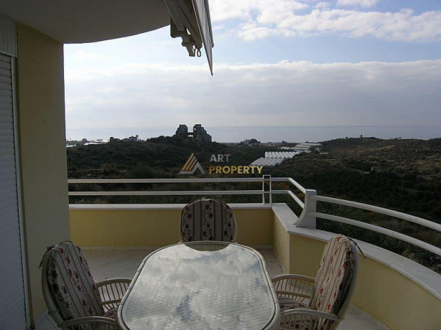 ID  1043 Просторная двухуровневая квартира 4+1 с видом на море в районе Кестель, 245 м2 - Ракурс 16