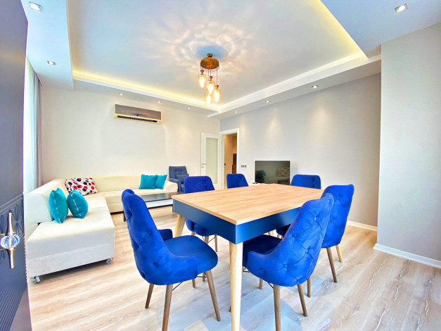 Меблированная четырехкомнатная квартира в районе Махмутлар, 150м - Ракурс 12