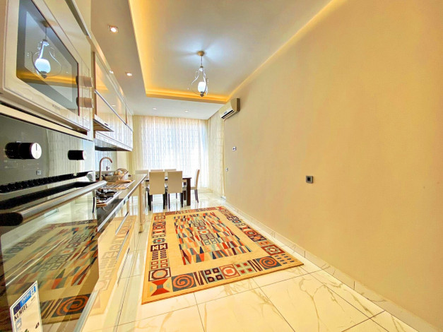 Меблированная четырехкомнатная квартира в районе Махмутлар, 150м - Ракурс 20