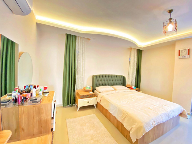 Меблированный дуплекс 5+1 с дизайнерским ремонтом в 100м от Средиземного моря в районе Кестель, 250м - Ракурс 17